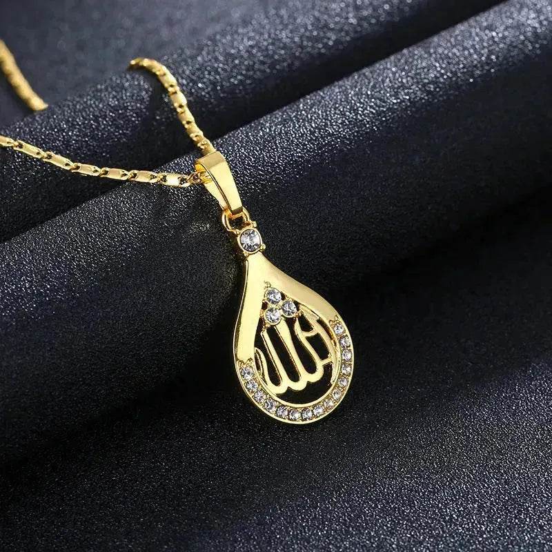 Creative Middle East Drop-shaped Copper Necklace for Wpmen - EX-STOCK Canada