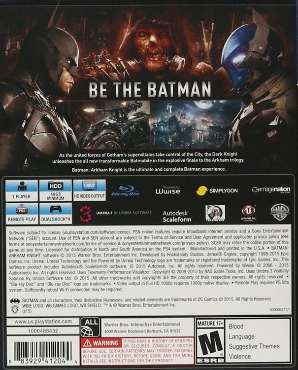 BATMAN ARKHAM KNIGHT