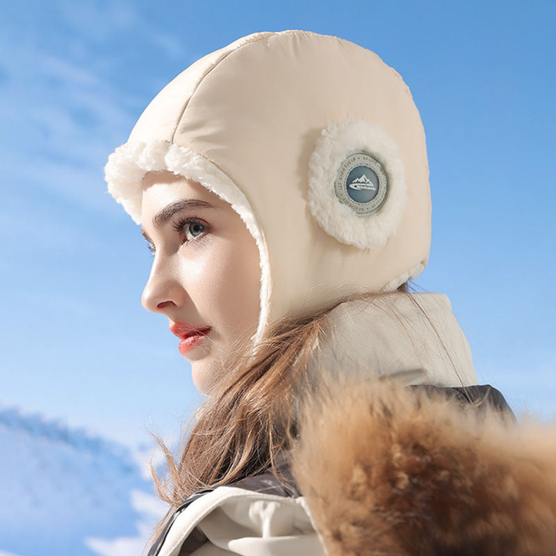 Down Plush Hat For Women Cycling Windproof Waterproof Ear Protection Warm Fashion Hats Winter Thicken Caps EX-STOCK Canada