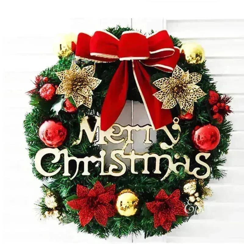 Ornements de Noël 30 cm couronne de Noël