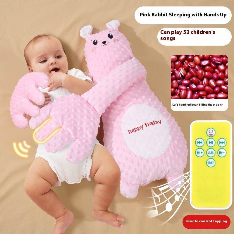 Oreiller Épuisant pour Bébé Contrôlé à Distance à Main Apaisant pour le Sommeil du Bébé Peluche Cartoon Confort pour Tout-PetitEX-STOCK Canada