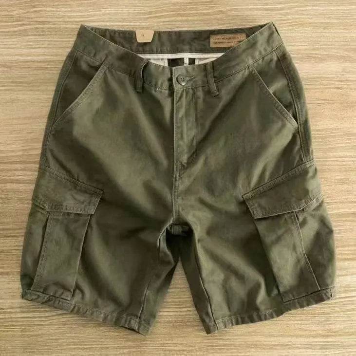 Workwear Casual Men's Loose Summer All-matching Straight Fifth Cargo short Pants - EX-STOCK Canada