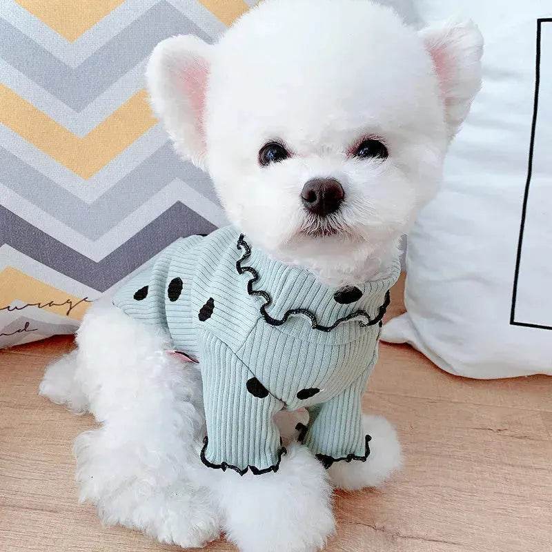 Fleece Turtleneck Shirt for Pets Dog Cat apparels for Fall and Winter - EX-STOCK Canada