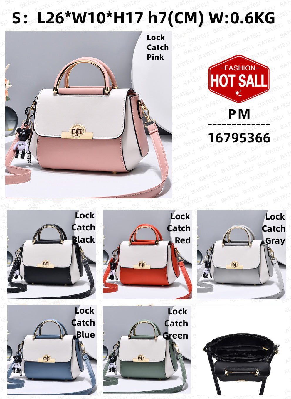 Bolso Cruzado de Un Solo HombroEX-STOCK Canada