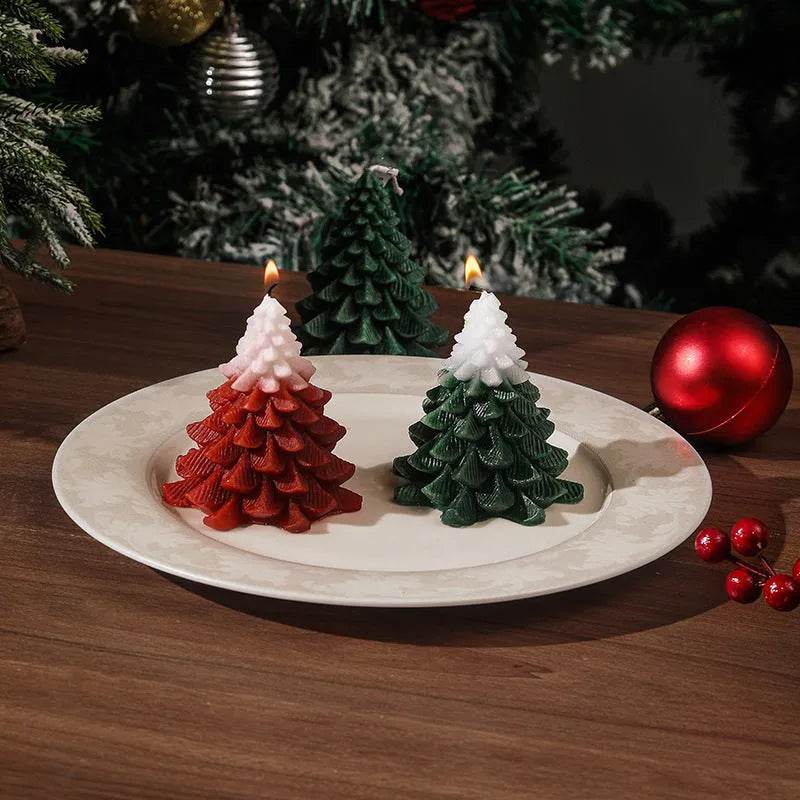 Christmas Tree Silicone Molds For DIY Christmas Creative Atmosphere Decoration Handmade Fragrant Candles - EX-STOCK Canada