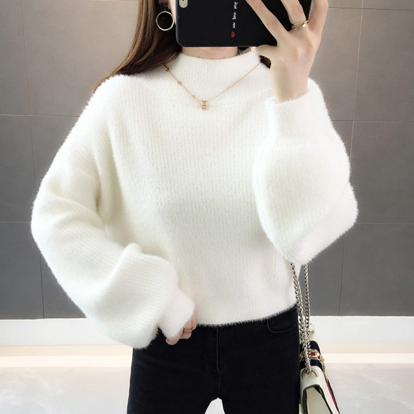 Autumn And Winter Lantern Sleeves Loose Sweater | EX-STOCK product gallery photo 5