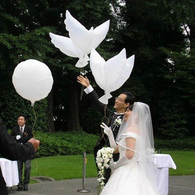 peace pigeon aluminum film balloon - EX-STOCK Canada
