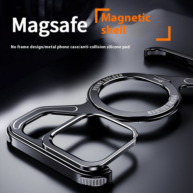 Z-type Metal Bracket Magnetic Phone Case EX-STOCK Canada