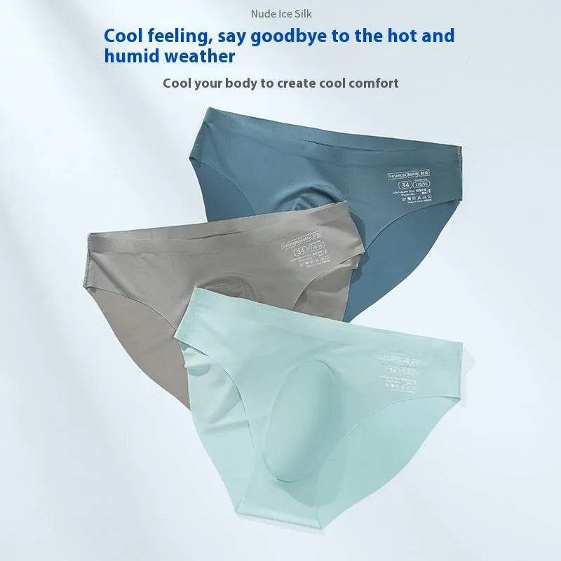 Ice Silk Men's Underwear Summer Seamless Briefs - EX-STOCK Canada