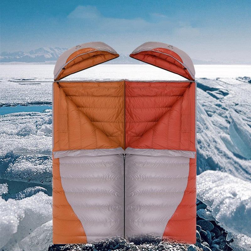 Saco de dormir de plumas en forma de sobre para acampar al aire libreEX-STOCK Canada