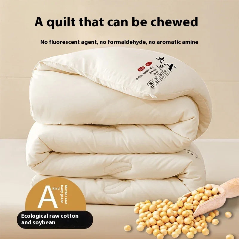 Comfortable Soybean Cellucotton Single Double Duvet Airable Cover Lunch Break Spring Summer Thin Quilt Duvet Insert EX-STOCK Canada