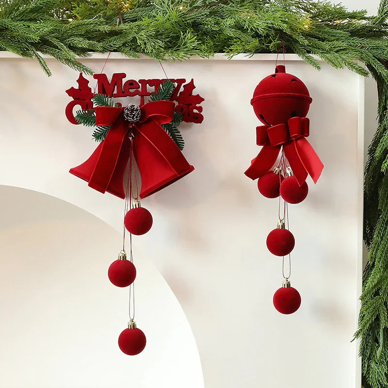 Exquisite Christmas Shop Windows Tree Hanging Decorations Ornaments Festival Party Atmosphere Decoration Props Christmas Bells EX-STOCK Canada