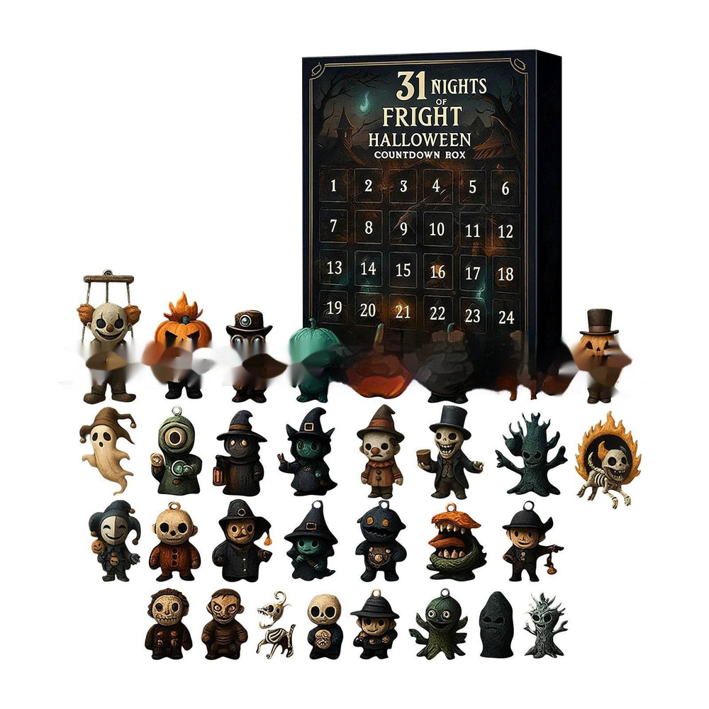 31 Night Scare Halloween Countdown Box With Doll Advent Countdown Blind Box - EX-STOCK Canada