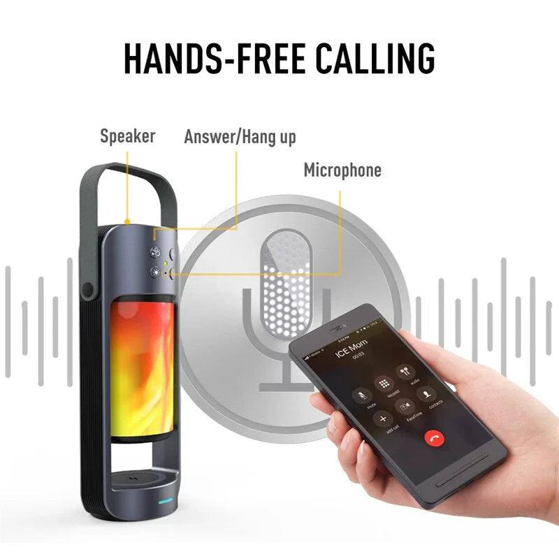 Altoparlante Bluetooth Flame Light Creativo e MultifunzioneEX-STOCK Canada