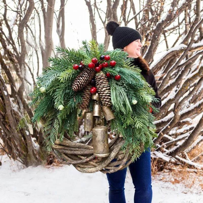 Christmas Door Hanging Christmas Wall Decoration - EX-STOCK Canada