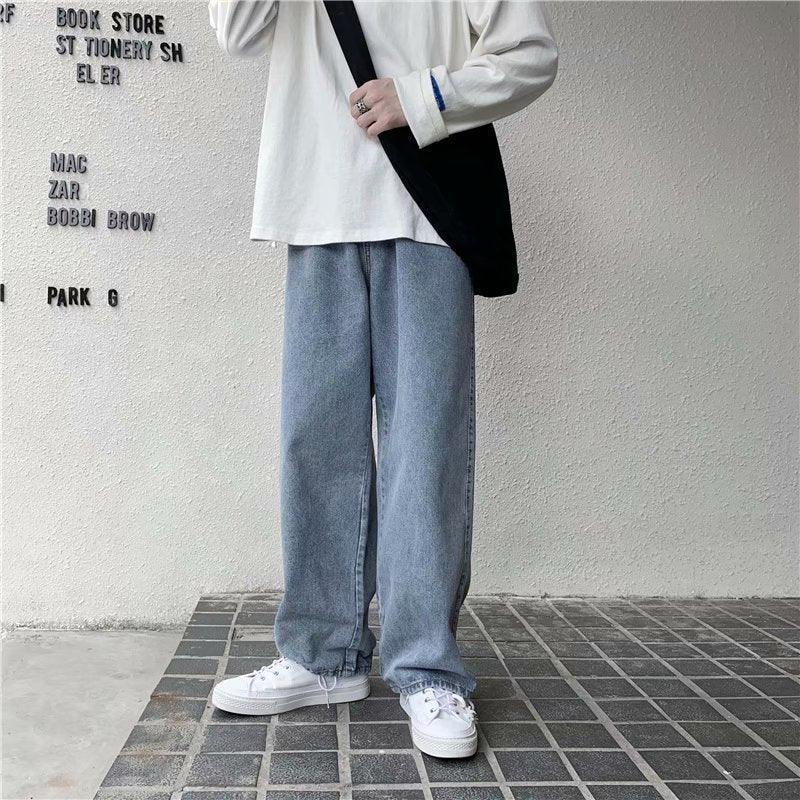 Straight Loose Autumn All-matching Draping Mop Pants EX-STOCK Canada