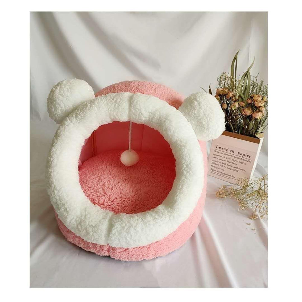 Litière pour chat domestique litière fermée chenil pour chat hiver plus veloursEX-STOCK Canada