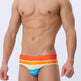 Multi-color Stripe Fashion Trendy Print Holiday Briefs men underwear - EX-STOCK Canada
