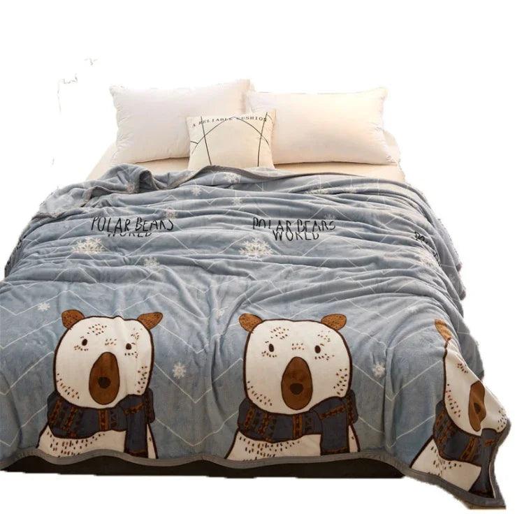 Air conditioning blanket flannel blanket EX-STOCK Canada