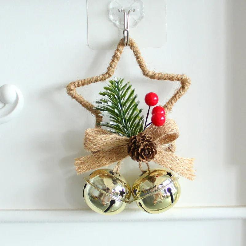 Ciondolo Accessori Campanella Stella di Natale a Cinque PunteEX-STOCK Canada