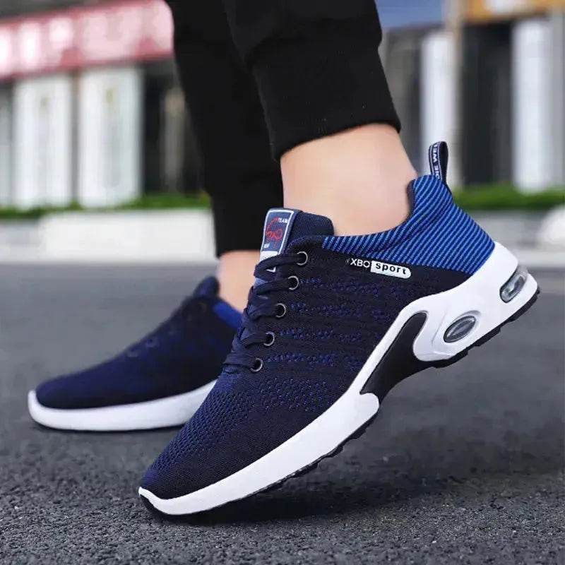 Casual Lightweight Running Shoes For Men Breathable Lace-up Sneakers - EX-STOCK Canada