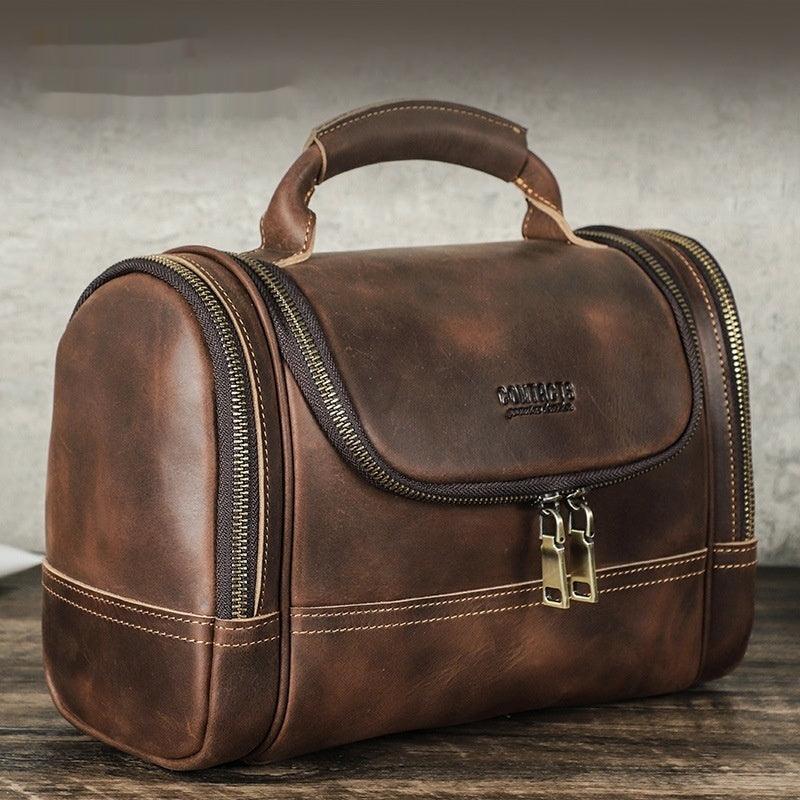Bolsa de Entrenamiento Múltiple de Piel de Vaca Vintage Portátil | EX-STOCK Canada