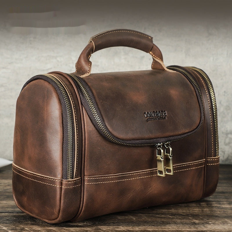 Vintage Cowhide Multi-Training Bag Portable Pouch | EX-STOCK Canada