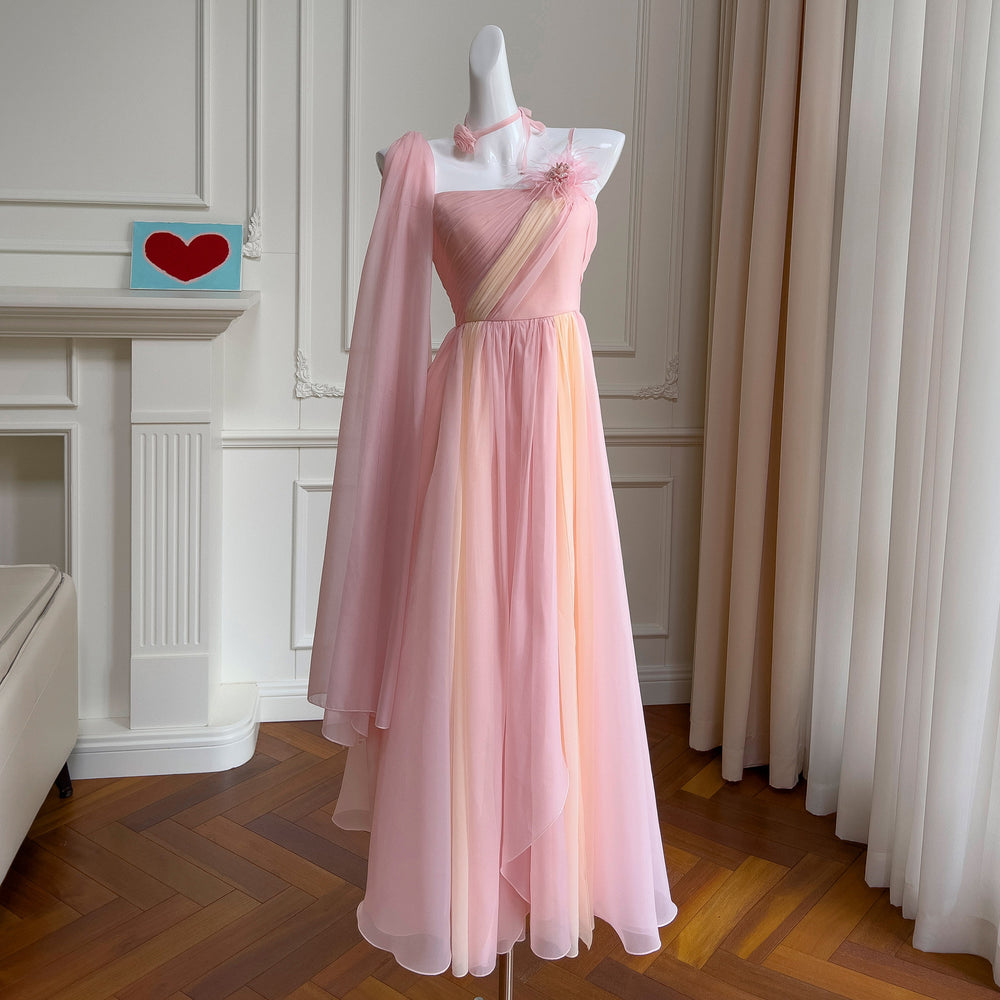 French Minority Three-dimensional Flower Sling Birthday Dinner Dress EX-STOCK Canada