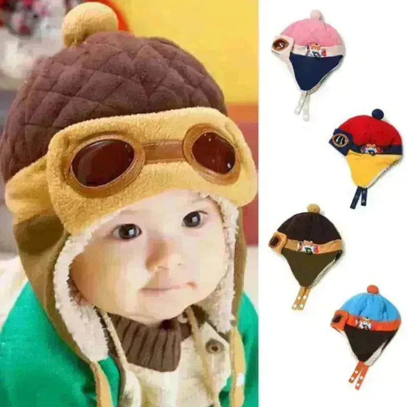 Baby e bambino inverno cappello invernale pilota berretto da berretto caldo per bambini