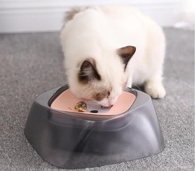 Pet Dog Bowl Floating Not Wetting Mouth Cat Bowl No Spill Drinking Water Feeder EX-STOCK Canada