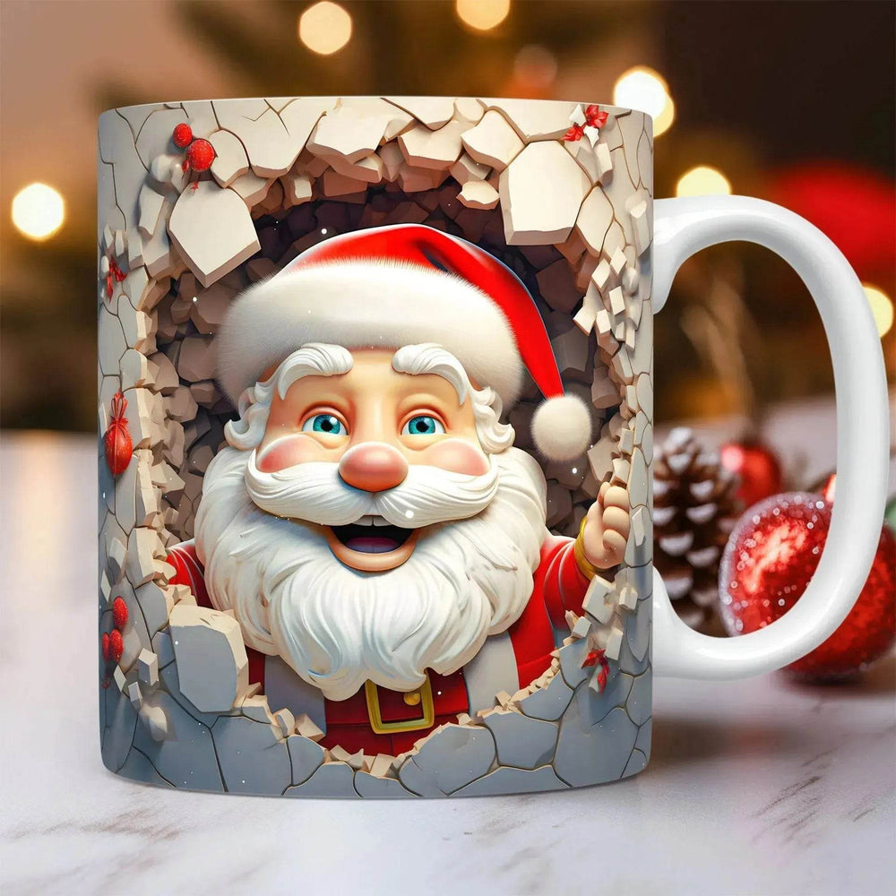 Creative 3D Christmas Ceramics Mug Christmas gift - EX-STOCK Canada