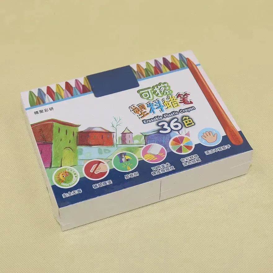 Children Coloring Painting Graffiti Erasable Plastic Crayon - EX-STOCK Canada