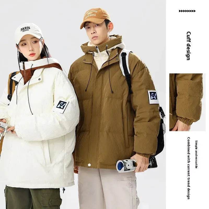 Street Hip pop style Thick Oversized Duck Down Jacket Unisex - EX-STOCK Canada