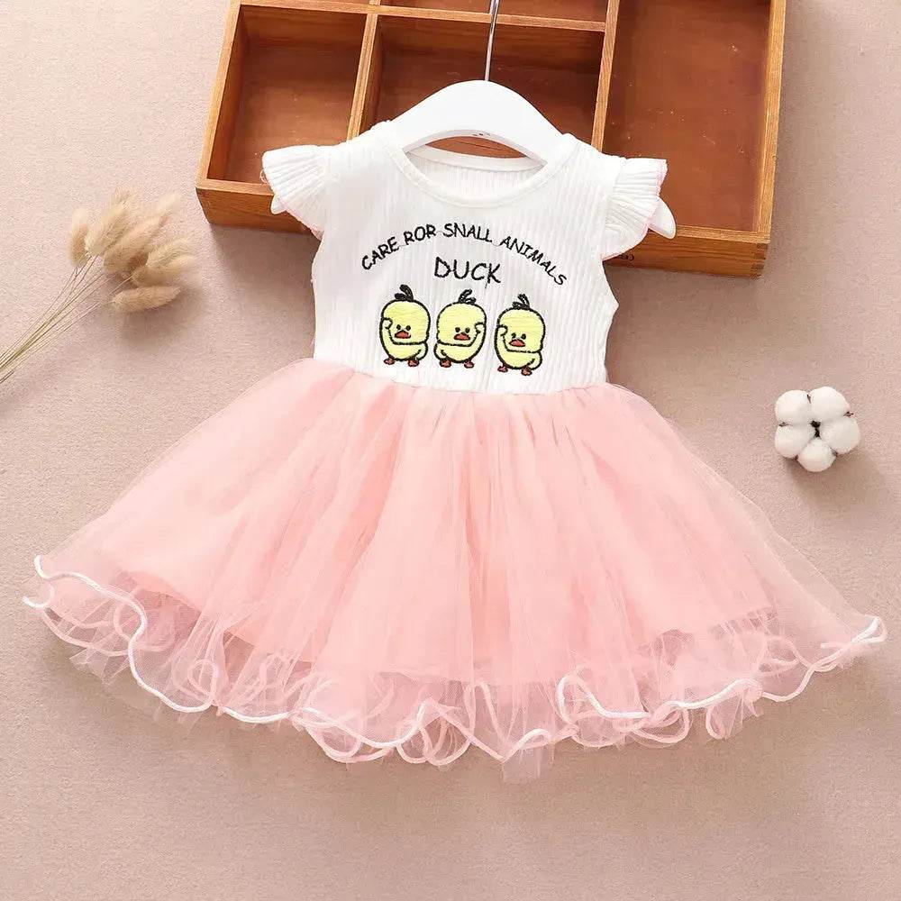 Newborn baby Girls' Summer Vest Dress Infant dresses. - EX-STOCK Canada