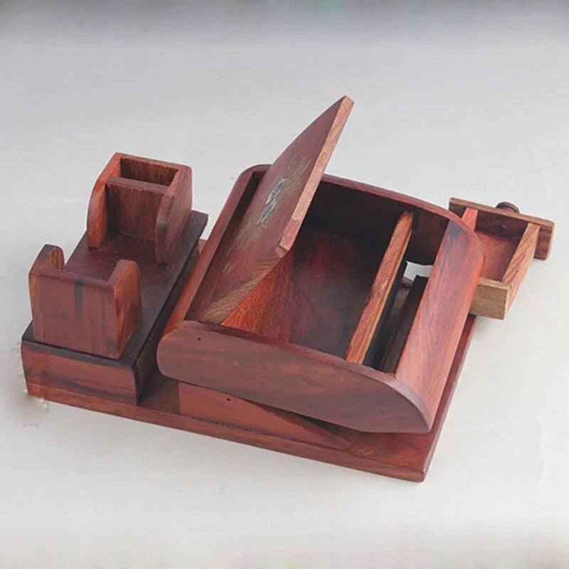 Wooden Cigarette Case With Automatic Cigarette Holder Rosewood EX-STOCK Canada