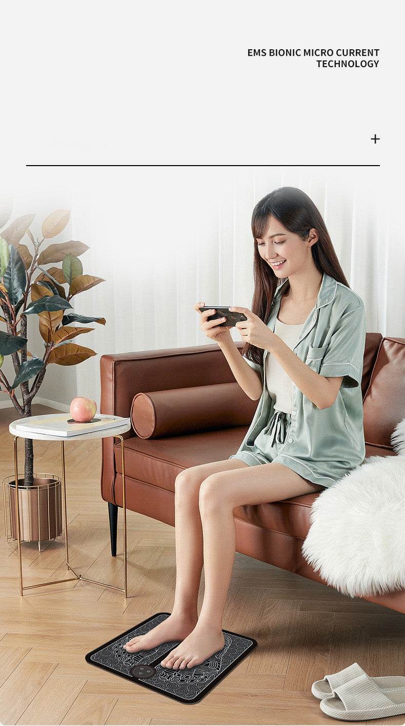 Foot Massager Factory In Stock EMS Multifunctional Foot Massage Pad Foot Massager Health Care Massage Foot Mat - EX-STOCK Canada