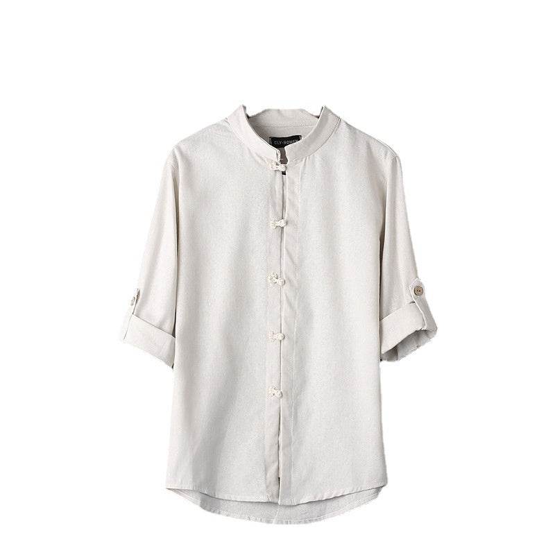 Men's Linen Vintage Plus Size Shirt - EX-STOCK Canada