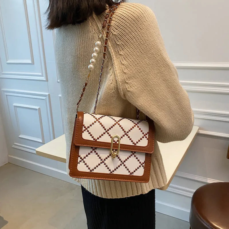 Women Shoulder Chain Mini Crossbody Square Bag - EX-STOCK CANADA