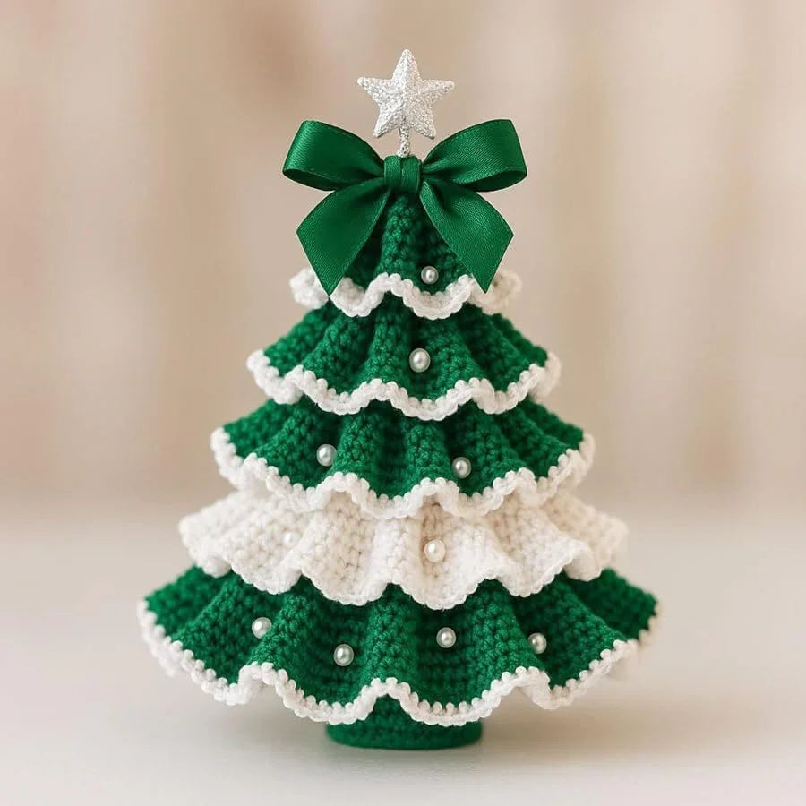 Crochet Christmas Tree Decoration DIY Material Package EX-STOCK Canada