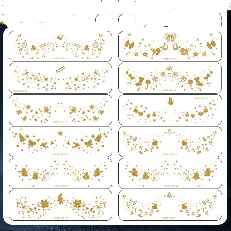 Gilding Sticker Freckle Tattoo Sticker Gilding Glitter Stickers Waterproof - EX-STOCK Canada
