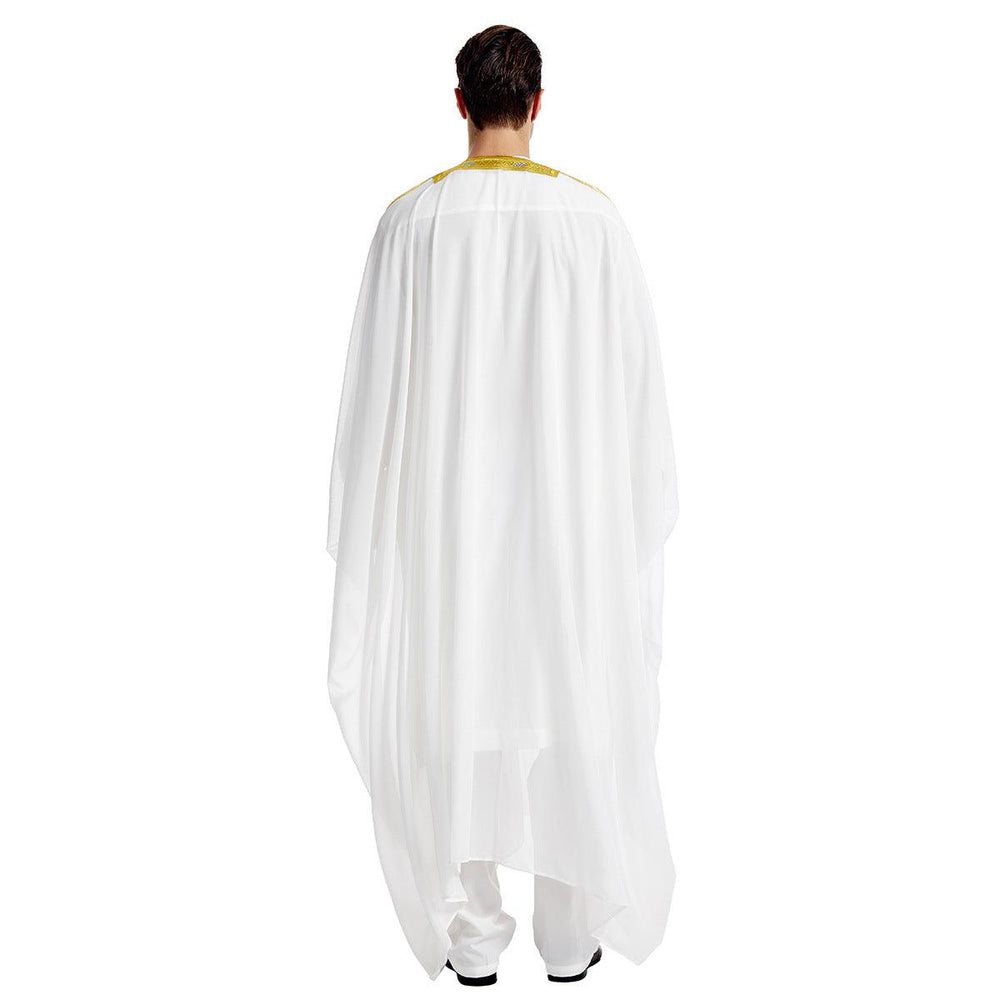 Robe pour hommes arabe brodée manches longues glands boules dorées châle en chiffonEX-STOCK Canada