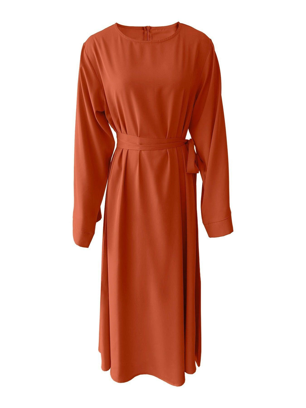 Robe musulmane grande taille à lacets pour femmes - EX-STOCK Canada