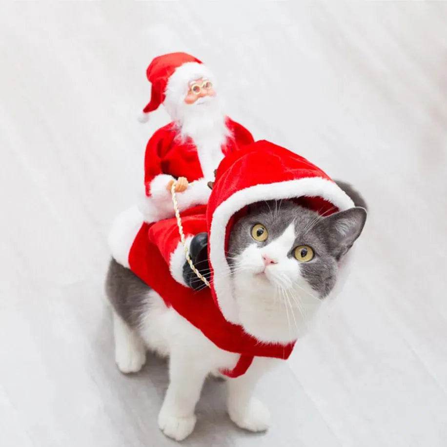 Fashion Christmas Clothes Green Elf Pet Dog Christmas Costume - EX-STOCK Canada