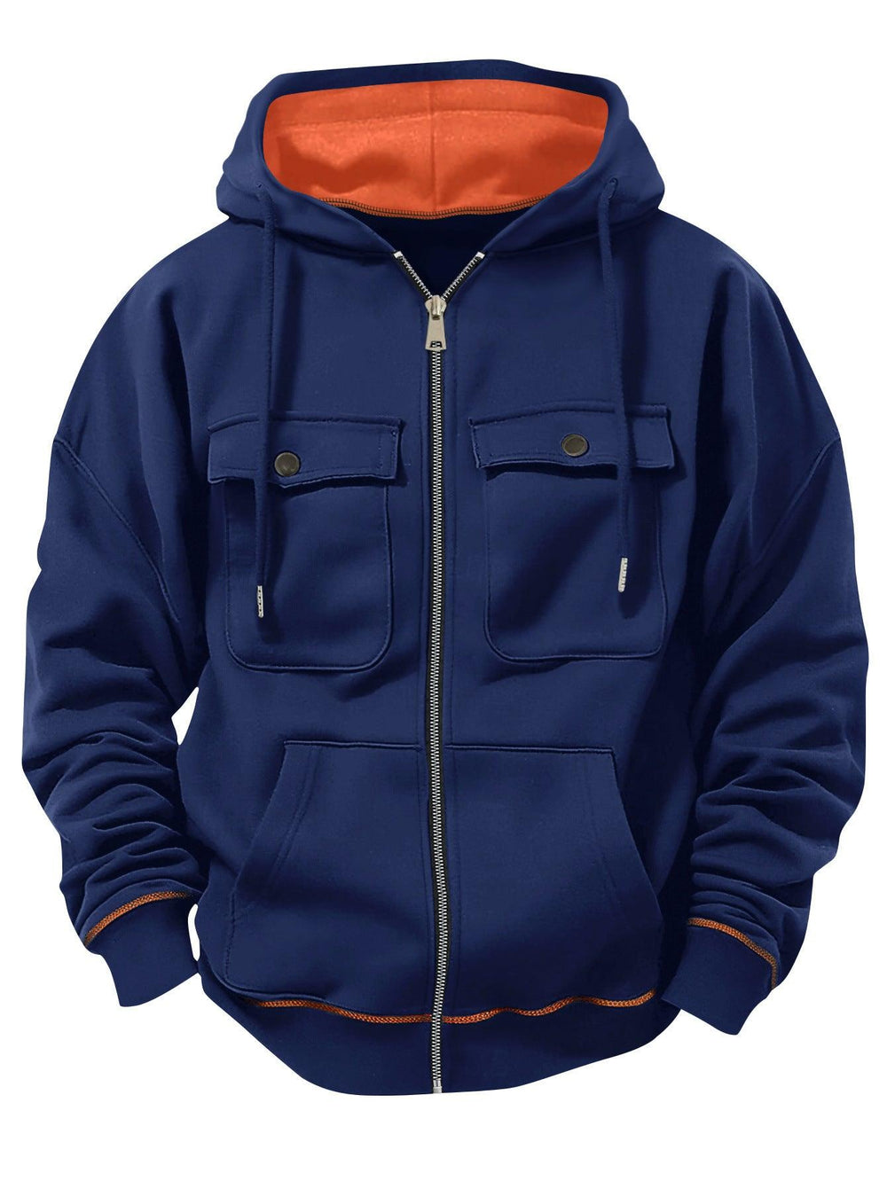 Suéter casual con cremallera para hombre de talla grandeEX-STOCK Canada