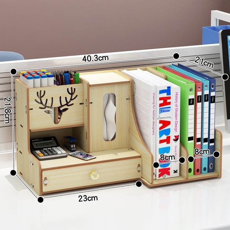 Minimalist Wooden Desk Organizer Office Table Organizer - EX-STOCK Canada