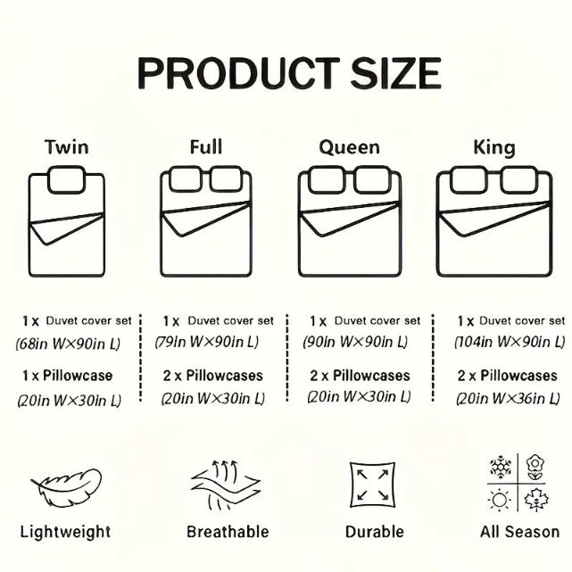 Haoyijia Big Flower Duvet Cover Queen EX-STOCK Canada