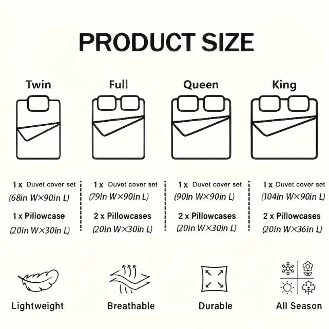 Haoyijia Big Flower Duvet Cover Queen EX-STOCK Canada