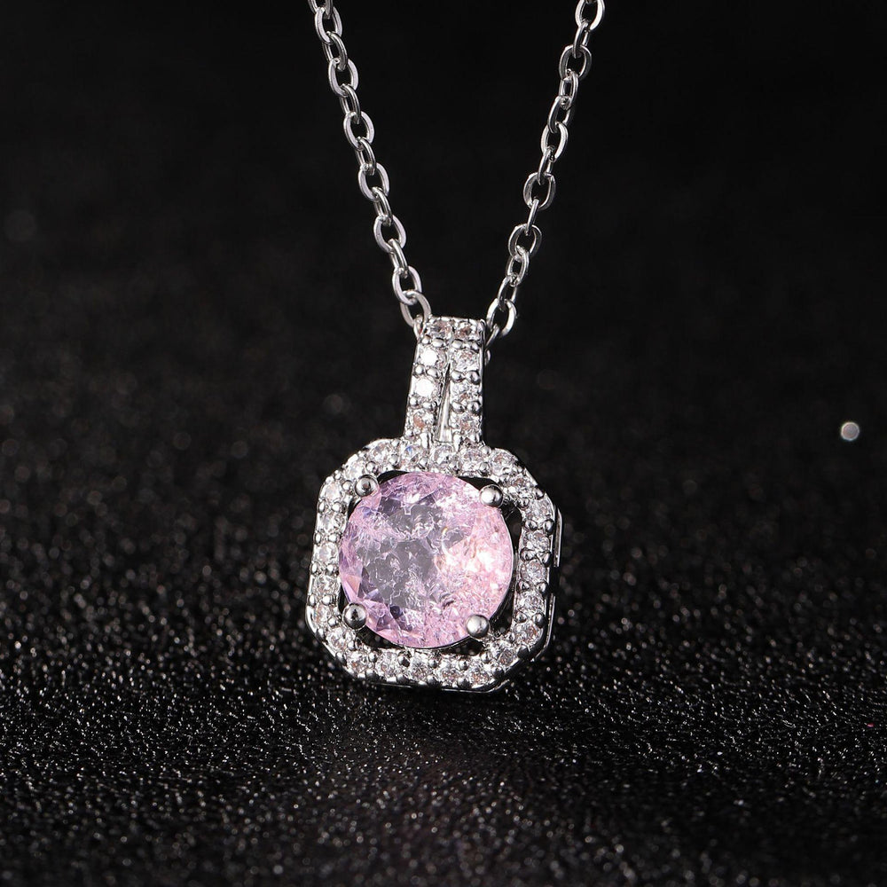 Collier Pendentif Bouteille de Parfum Femme Plein Diamant - EX-STOCK Canada