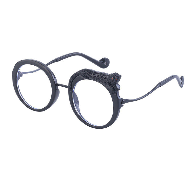 Women's Fashion Anti-blue Light With Diamonds Large Frame Sunglasses