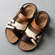 Men's Simple Hollow-out Flat Cork Slippers  EX-STOCK CANADA